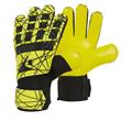 Leopard GK Gloves SR SORT/GUL 11 Keeperhansker med Flat Cut