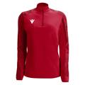 Dora Womens 1/4 Zip Top  RED 3XS Teknisk treningsgenser til dame