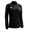 Dora Womens 1/4 Zip Top  BLK XS Teknisk treningsgenser til dame