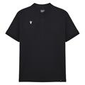 Nisiros Icon stretch korean polo BLK L Poloskjorte Uten krage - Unisex