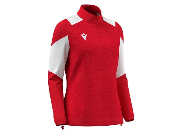 Chantico 1/4 Zip Top Wmn RED/WHT 3XL Teknisk treningsgenser til dame 